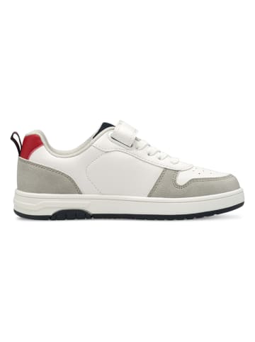 s.Oliver Sneakersy w kolorze biało-szarobrązowym