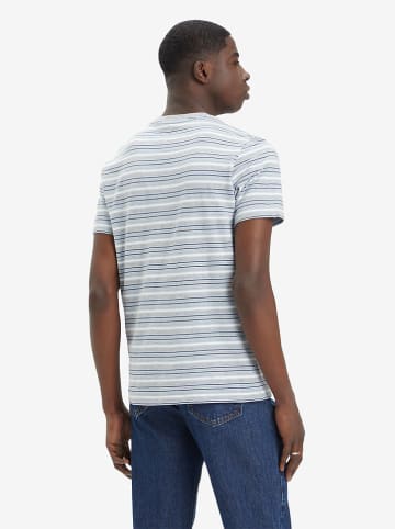 Levi's Koszulka w kolorze niebiesko-szaro-białym