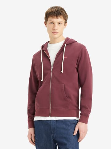Levi's Sweatjacke in Dunkelrot
