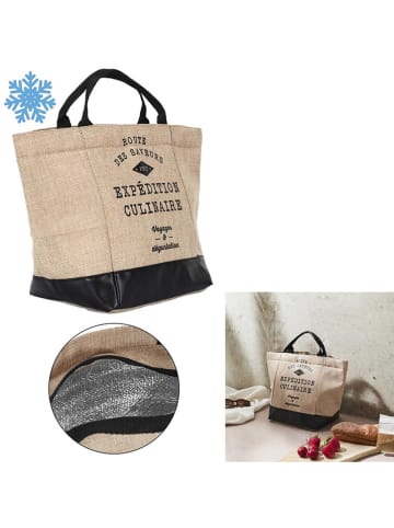 Garden Spirit Kühltasche in Beige - (B)37 x (H)25,5 x (T)18 cm