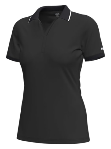 Halti Funktionspoloshirt "Swingi" in Schwarz