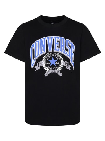 Converse Shirt zwart/blauw