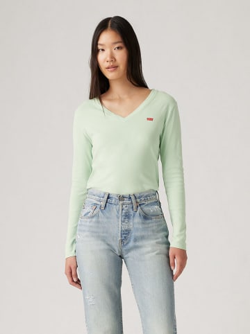 Levi´s Longsleeve in Hellgrün