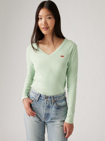 Levi´s Longsleeve in Hellgrün