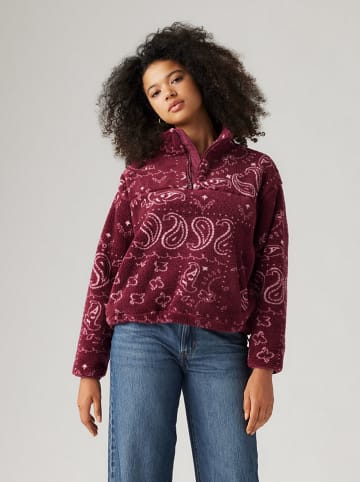 Levi´s Bluza polarowa w kolorze bordowym