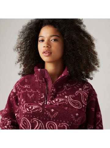 Levi´s Bluza polarowa w kolorze bordowym