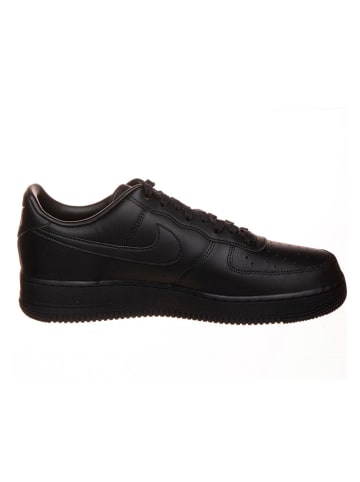 Nike Leder-Sneakers "Air Force 1 '07 Fresh" in Schwarz