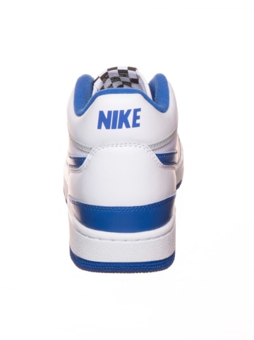 Nike Leder-Sneakers "Attack" in Weiß/ Blau
