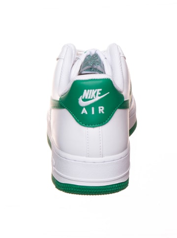 Nike Leren sneakers "Air Force 1 '07" wit/groen