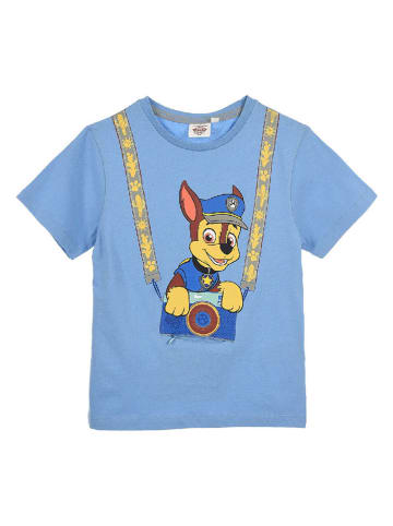 Paw Patrol Koszulka "Psi Patrol" w kolorze niebieskim ze wzorem