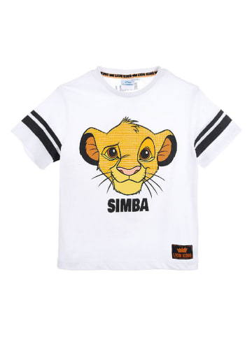 Disney König der Löwen Shirt "Roi Lion" in Weiß/ Gelb/ Schwarz