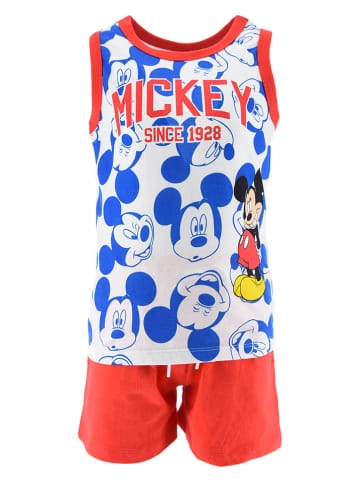 Disney Mickey Mouse 2-częściowy zestaw "Myszka Miki" w kolorze biało-niebiesko-czerwonym