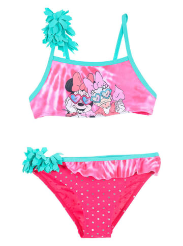 Disney Minnie Mouse Bikini "Minnie" in Pink/ Türkis