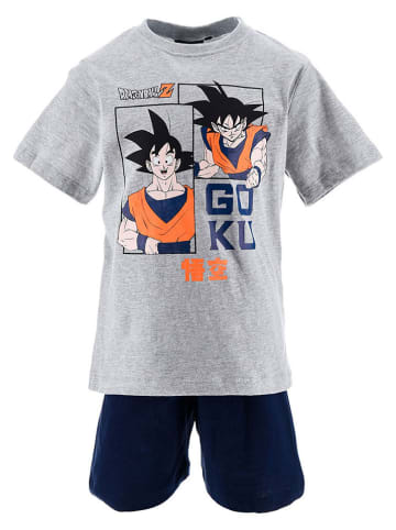 Dragon Ball Z Pyjama "Dragon Ball Z" in Dunkelblau/ Grau/ Bunt