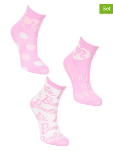 Barbie 3er-Set: Socken "Barbie" in Rosa