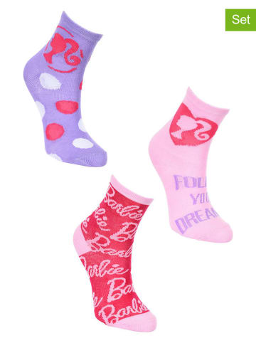 Barbie 3er-Set: Socken "Barbie" in Bunt