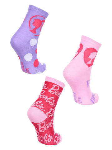 Barbie 3er-Set: Socken "Barbie" in Bunt