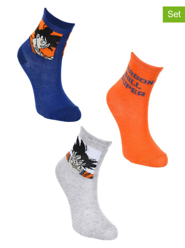 Dragon Ball Z 3er-Set: Socken "Dragon Ball Super" in Bunt