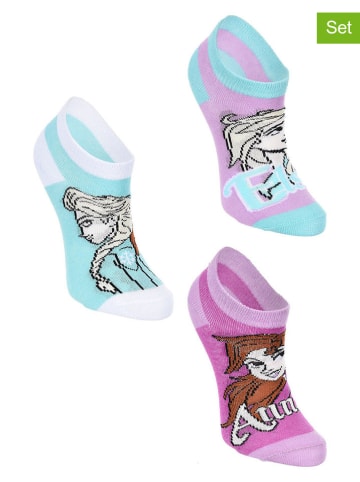 Disney Frozen Skarpety (3 pary) "Kraina Lodu" ze wzorem
