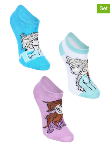 Disney Frozen Skarpety (3 pary) "Kraina Lodu" ze wzorem