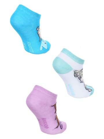 Disney Frozen Skarpety (3 pary) "Kraina Lodu" ze wzorem