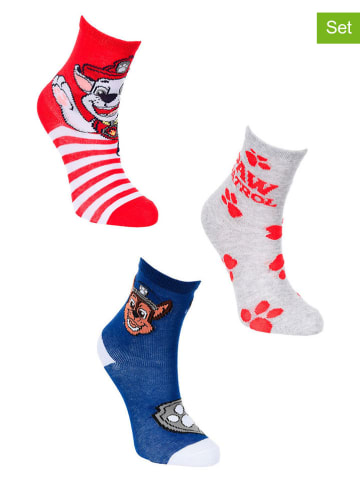 Paw Patrol Skarpety (3 pary) "Psi Patrol" ze wzorem
