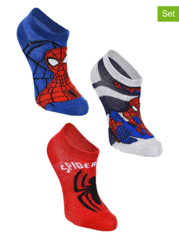 Spiderman 3er-Set: Socken "Spiderman" in Blau/ Rot