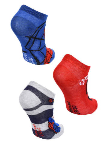 Spiderman 3er-Set: Socken "Spiderman" in Blau/ Rot