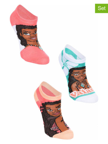 Disney Vaiana 3er-Set: Socken "Vaiana (Moana)" in Bunt