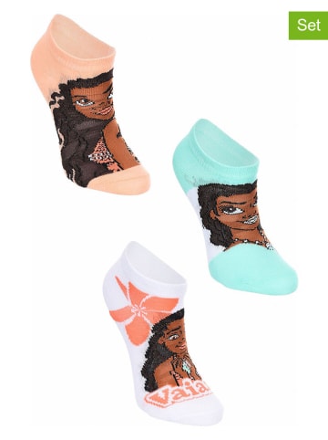 Disney Vaiana 3er-Set: Socken "Vaiana (Moana)" in Bunt
