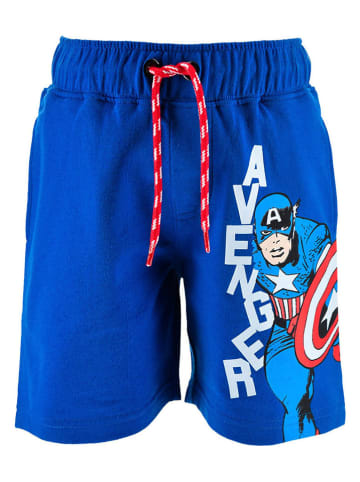 Avengers Szorty "Avengers Classic" w kolorze niebieskim ze wzorem
