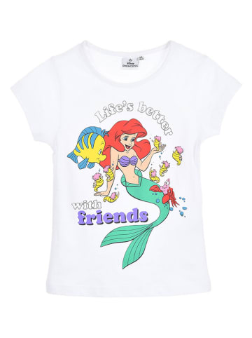 Disney Arielle Koszulka "Ariel" w kolorze białym ze wzorem