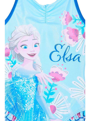 Disney Frozen Badeanzug "Frozen" in Hellblau/ Rosa