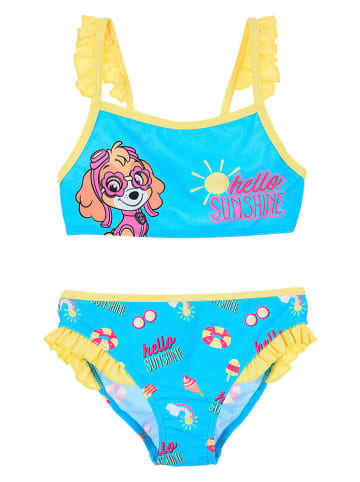 Paw Patrol Bikini "Psi Patrol" w kolorze niebiesko-żółtym