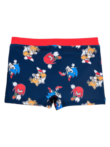 Sonic Kąpielówki "Sonic Classic" w kolorze granatowym ze wzorem