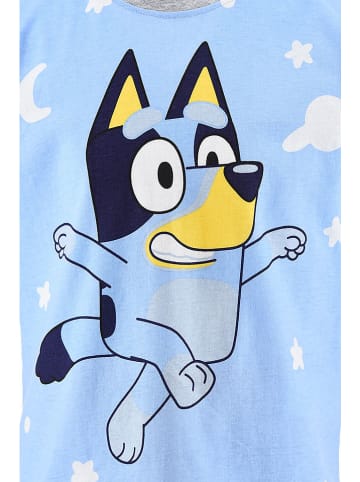 Bluey Pyjama "Bluey" in Grau/ Hellblau
