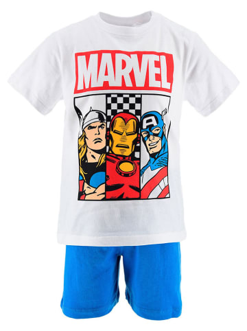 Avengers Pyjama "Avengers Classic" in Blau/ Weiß/ Bunt