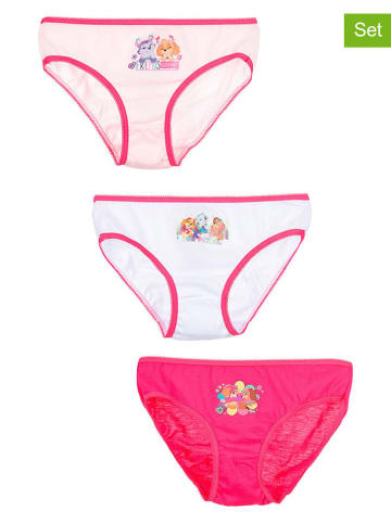 Paw Patrol 3er-Set: Slips "Paw Patrol" in Pink/ Weiß