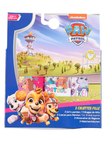 Paw Patrol 3er-Set: Slips "Paw Patrol" in Pink/ Weiß