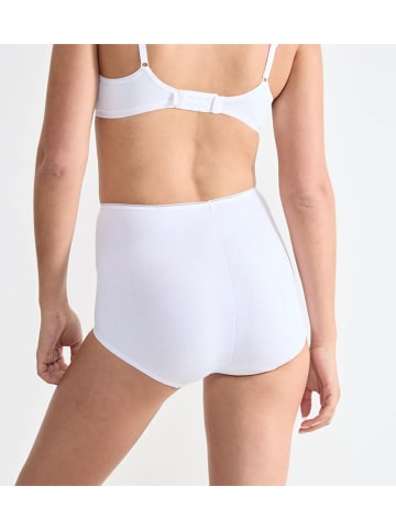 Sloggi Pełne figi high waist (3 pary) w kolorze białym