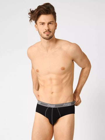 Sloggi 2er-Set: Slips "Start" in Schwarz/ Grau