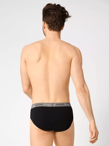 Sloggi 2er-Set: Slips "Start" in Schwarz/ Grau