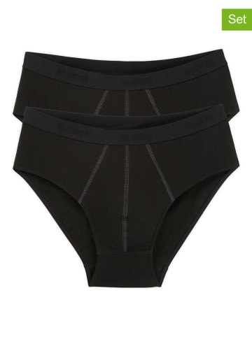 Sloggi 2er-Set: Slips in Schwarz
