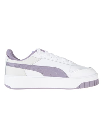Puma Leren sneakers "Carina Street" wit/paars