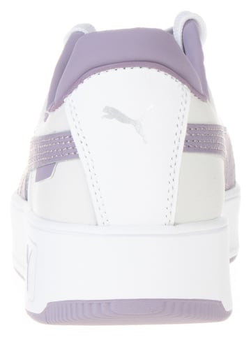 Puma Leder-Sneakers "Carina Street" in Weiß/ Lila