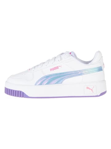 Puma Sneakersy "Carina Street Bouncy Sky" w kolorze kremowo-fioletowym