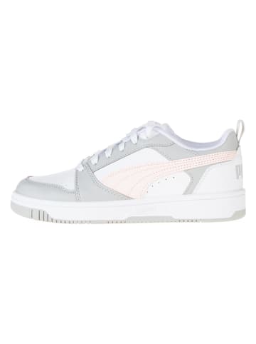 Puma Sneakers "Rebound V6 Lo" wit/grijs/lichtroze