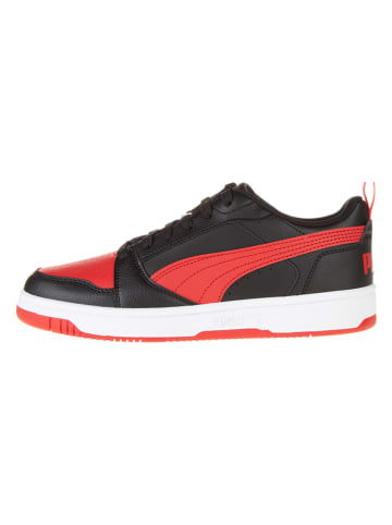 Puma Sneakersy "Rebound V6 Lo" w kolorze czarno-czerwonym