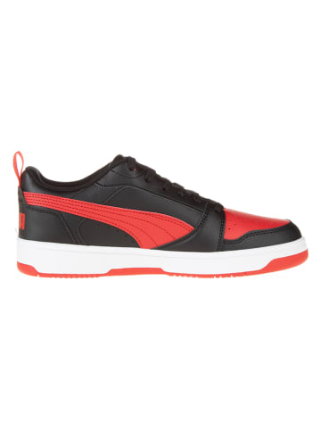 Puma Sneakers "Rebound V6 Lo" in Schwarz/ Rot