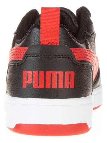 Puma Sneakers "Rebound V6 Lo" in Schwarz/ Rot